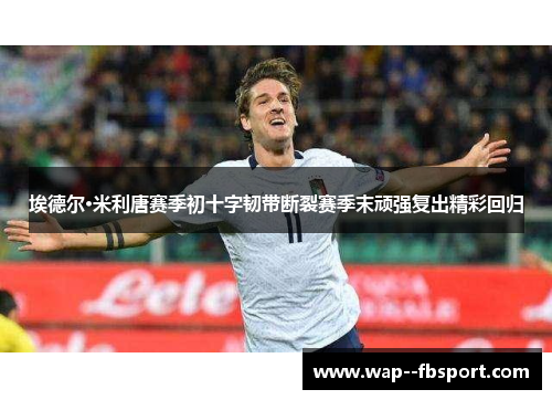 埃德尔·米利唐赛季初十字韧带断裂赛季末顽强复出精彩回归